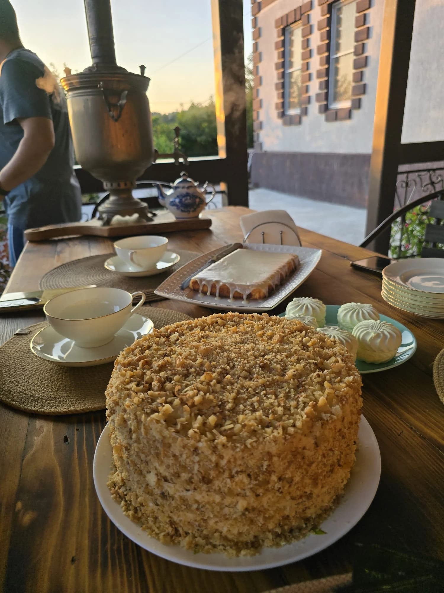 Napoleon Cake with Berry Filling
