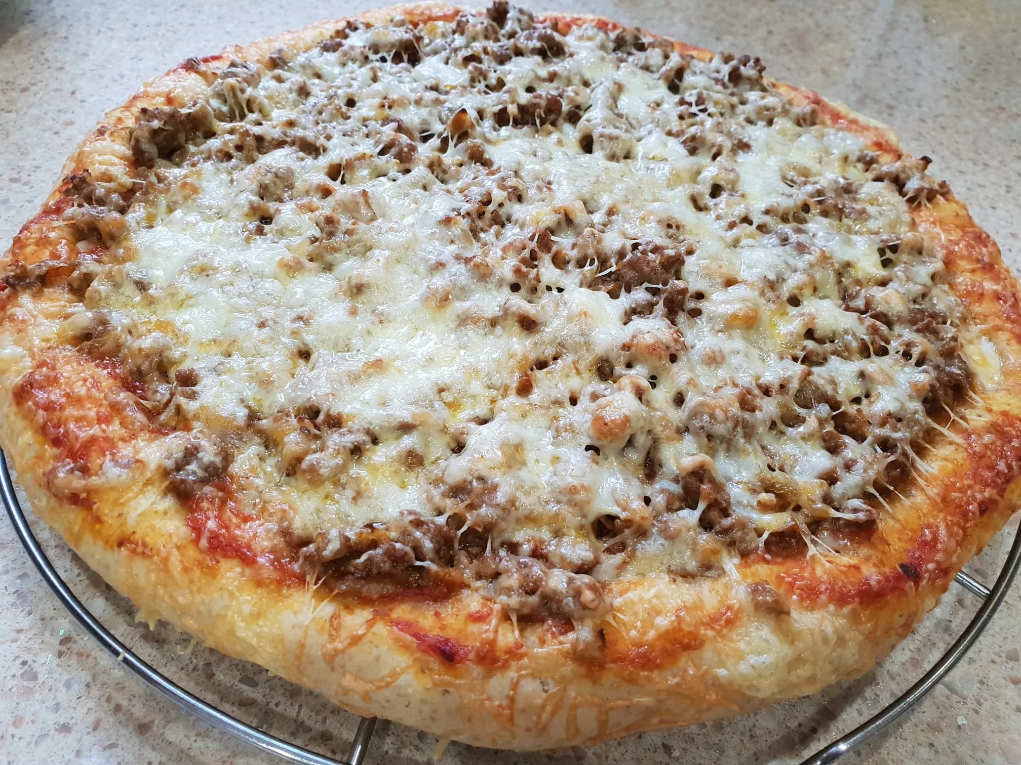 Family pizza "Not peasant-style"