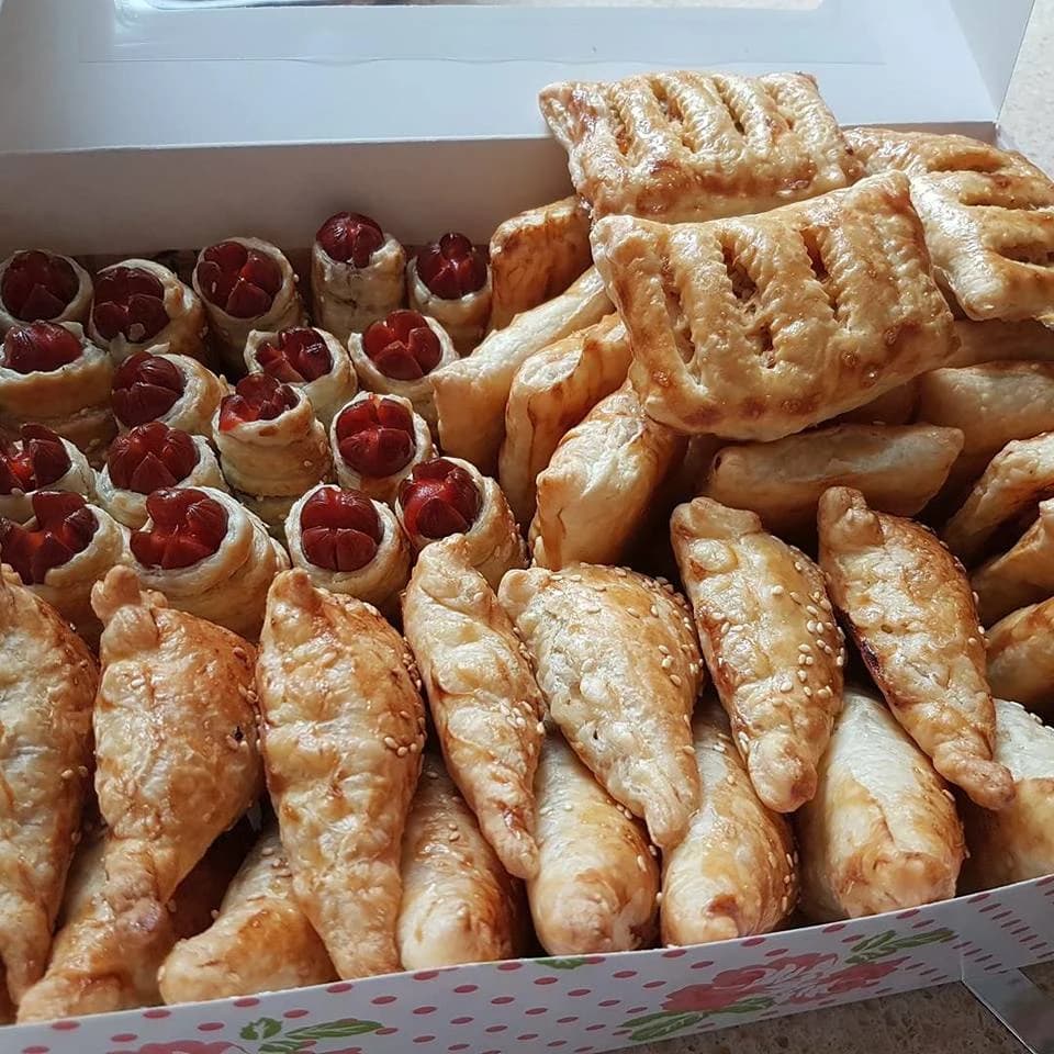 Puff Pastry Meat Pirozhki